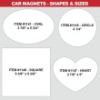 Magnetic Car Signs/Decals