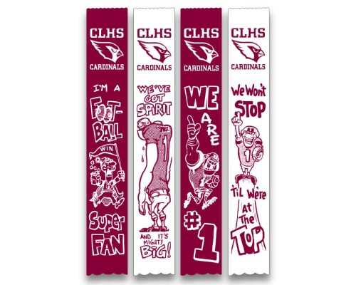 Football Pep Ribbons