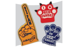 Novelty Foam Mitts