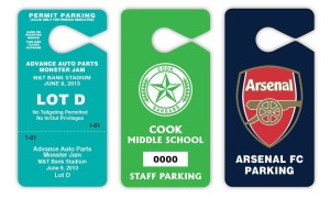 Parking Hangers - 3" x 6"
