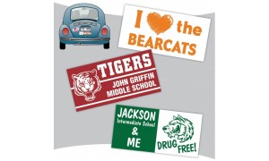 Vinyl Bumper Stickers - 3" x 6" 