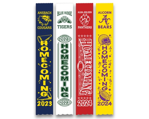 Homecoming Ribbons - 2" x 13"