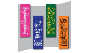 Holiday Ribbons - 2" x 7"